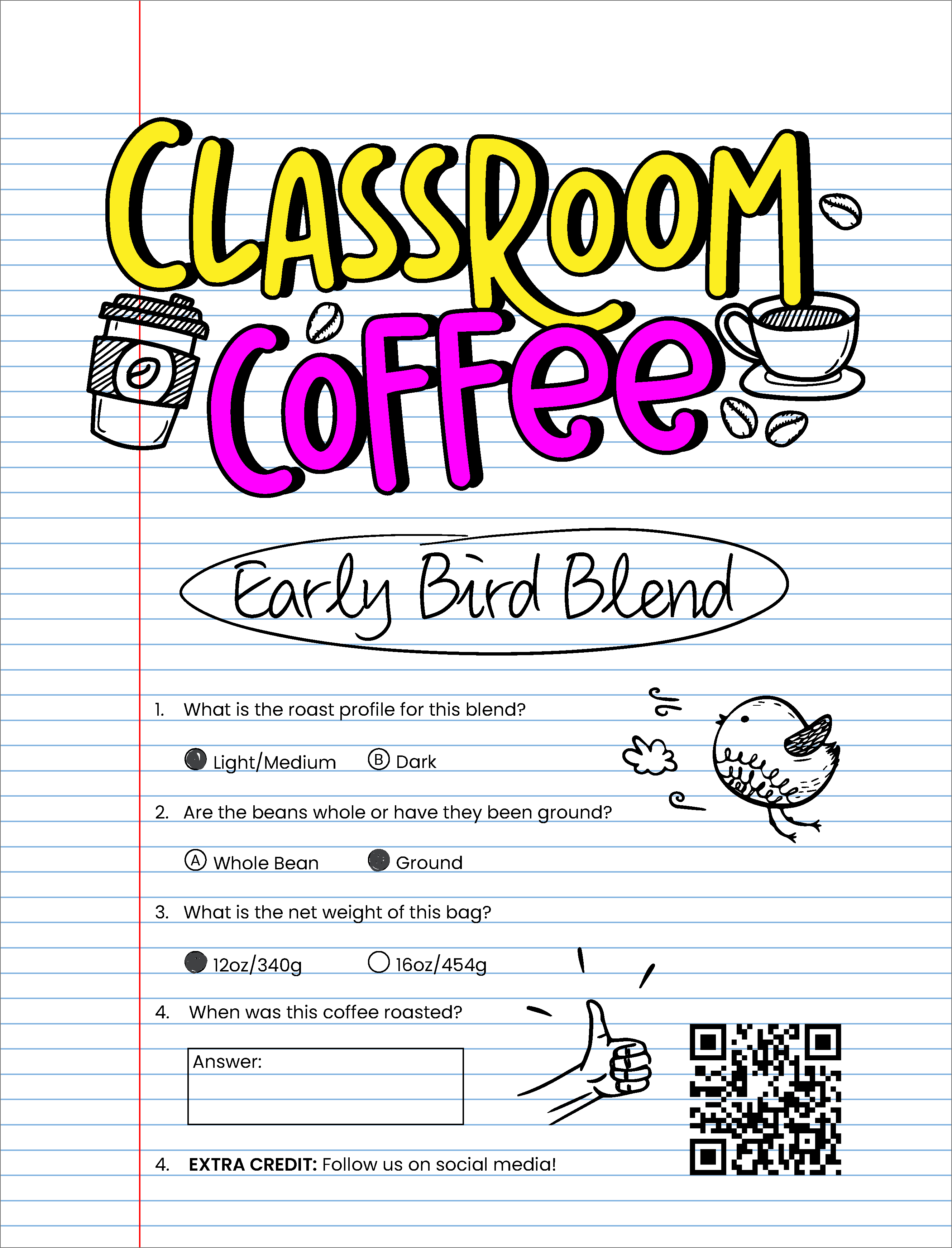 Classroom Coffee Logo